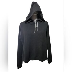 Six/Fifty Sweater Size Xs Women's Black Hooded Sweater